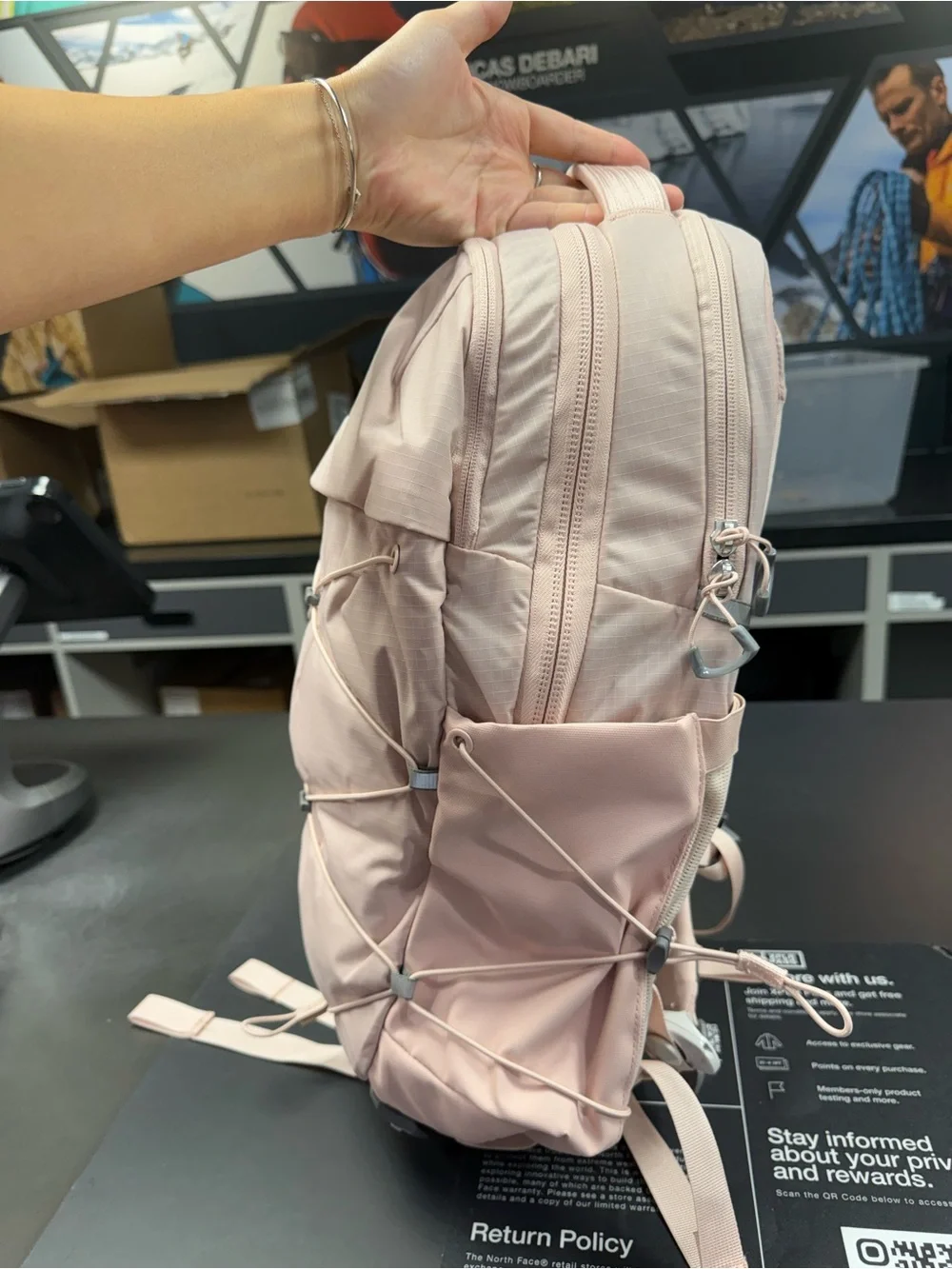 The North Face stylish pale